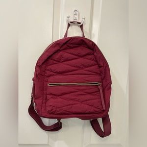 Burgundy Mini Backpack